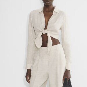 ARITZIA- Babaton Connection Linen Blouse